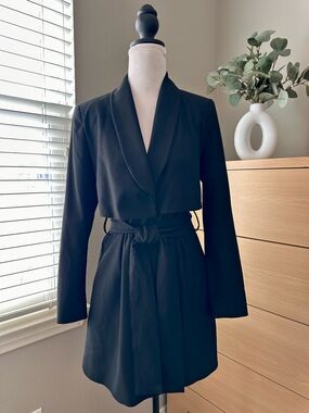 Zara Black Lined Blazer